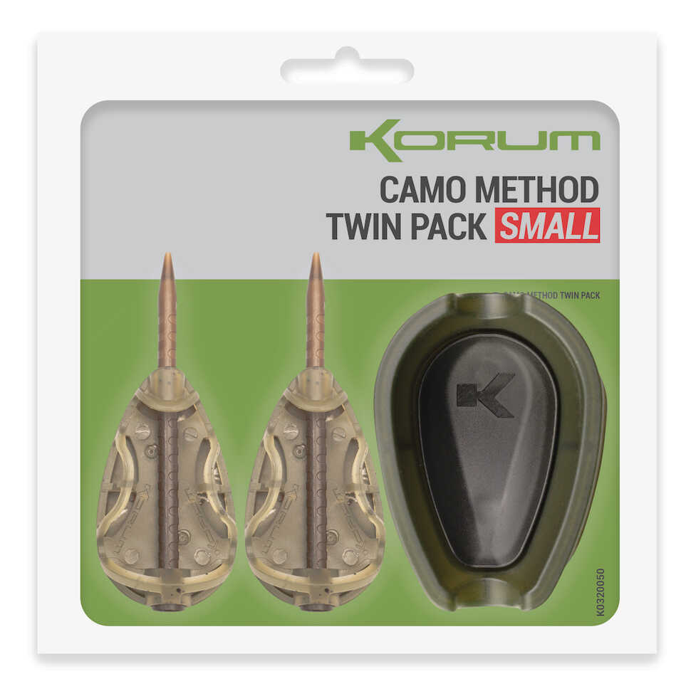 Хранилки с преса Korum Camo Method Twin Pack – Large