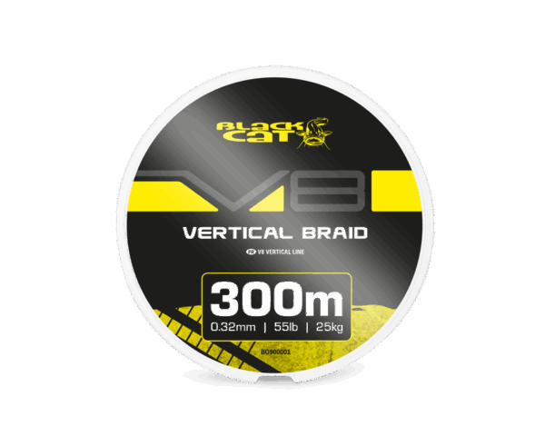 Плетено влакно Black Cat V8 Vertical Braid Line 300m - Image 3