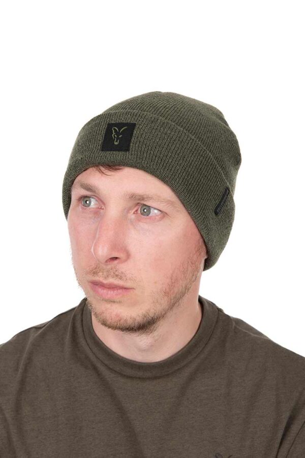 Зимна шапка Fox Collection Beanie Hat Green/Black