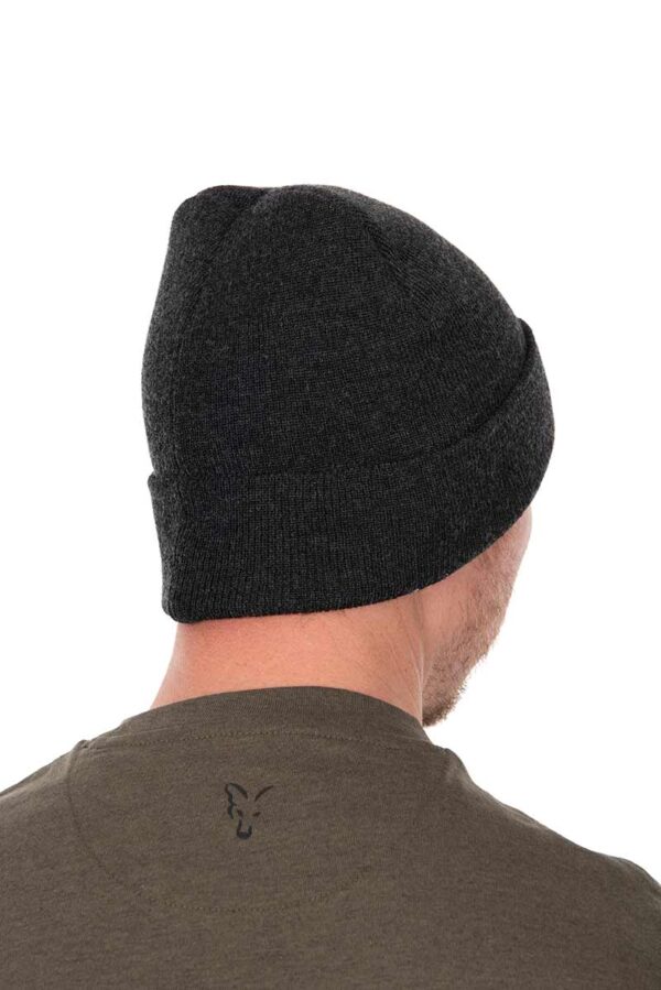 Зимна шапка Fox Collection Beanie Hat Black/Orange - Image 5