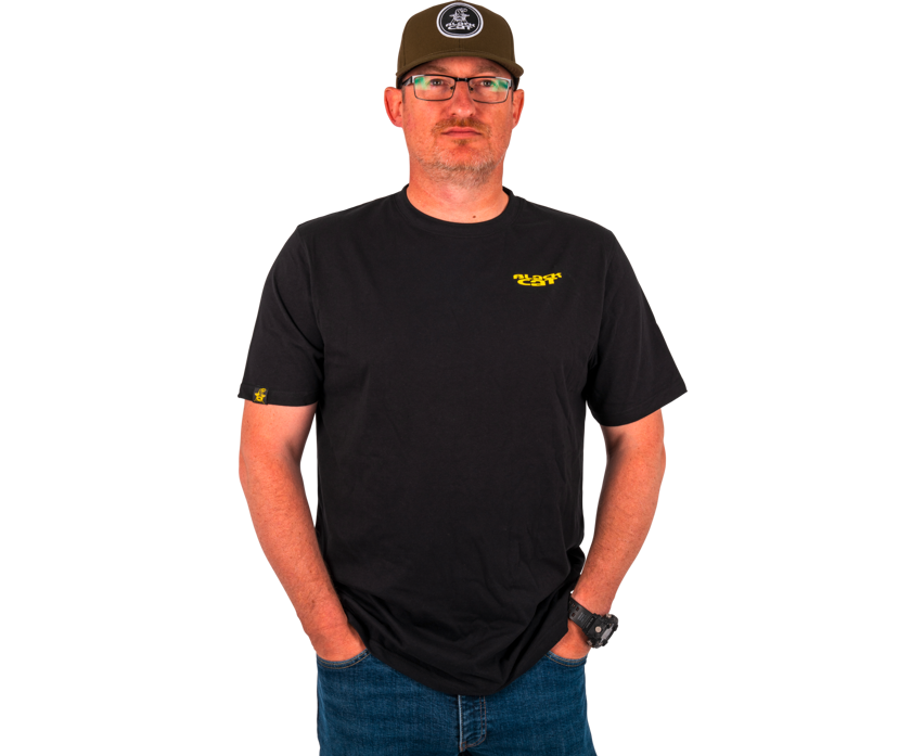 Тениска Black Cat Chase Dreams Black Tee