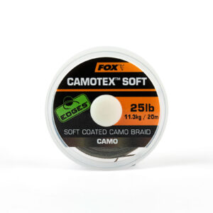 Повод с покритие Fox Camotex Soft Coated Camo Braid 35lb