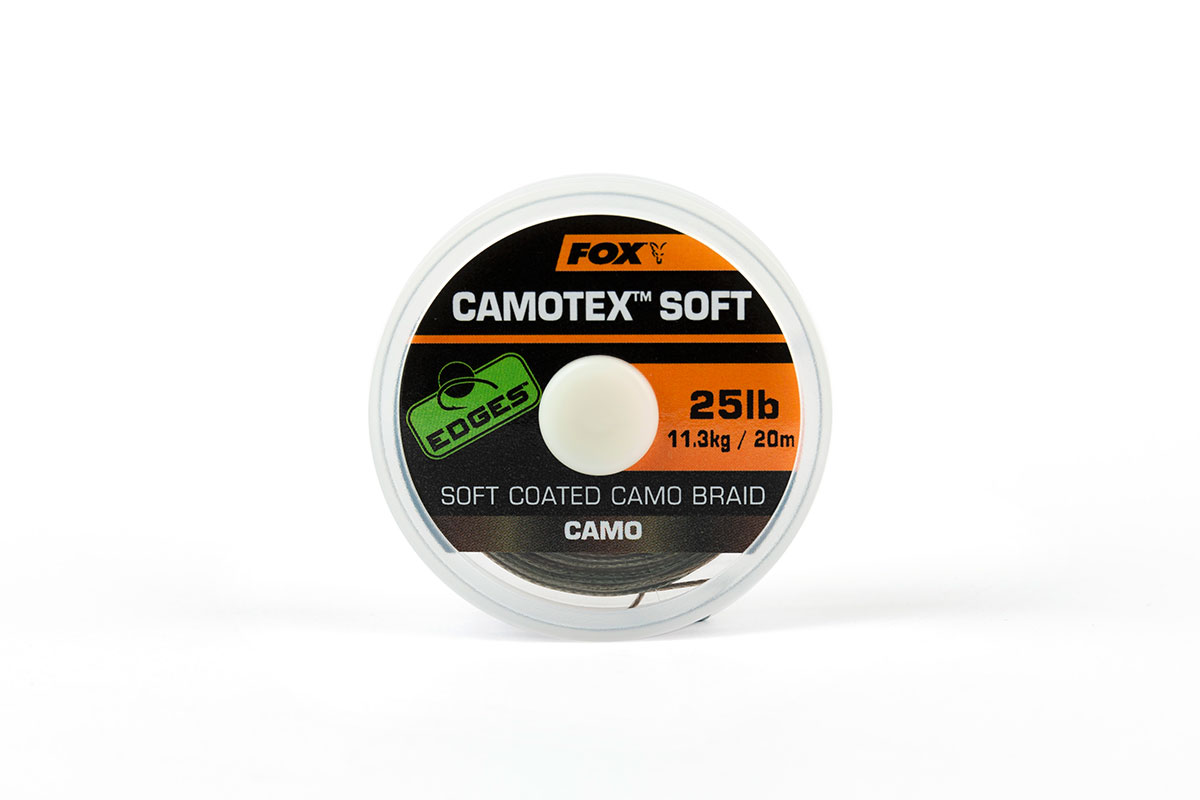 Повод с покритие Fox Camotex Soft Coated Camo Braid 35lb