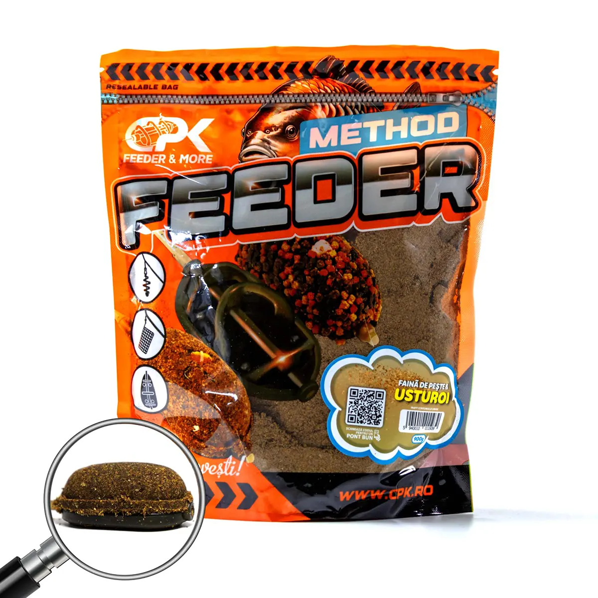 Захранка CPK Method Feeder Fish & Garlic 900g