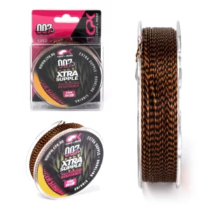 Плетено влакно за повод CPK Xtra Supple Hooklink Brown 25lb
