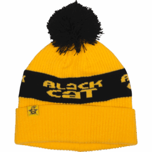 Зимна шапка Black Cat Yellow Bobble Hat